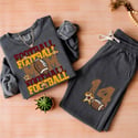 Football Mom Sweat Sets (chose your school colors and # )