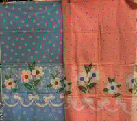 Image 1 of Feedsack border print set a 2