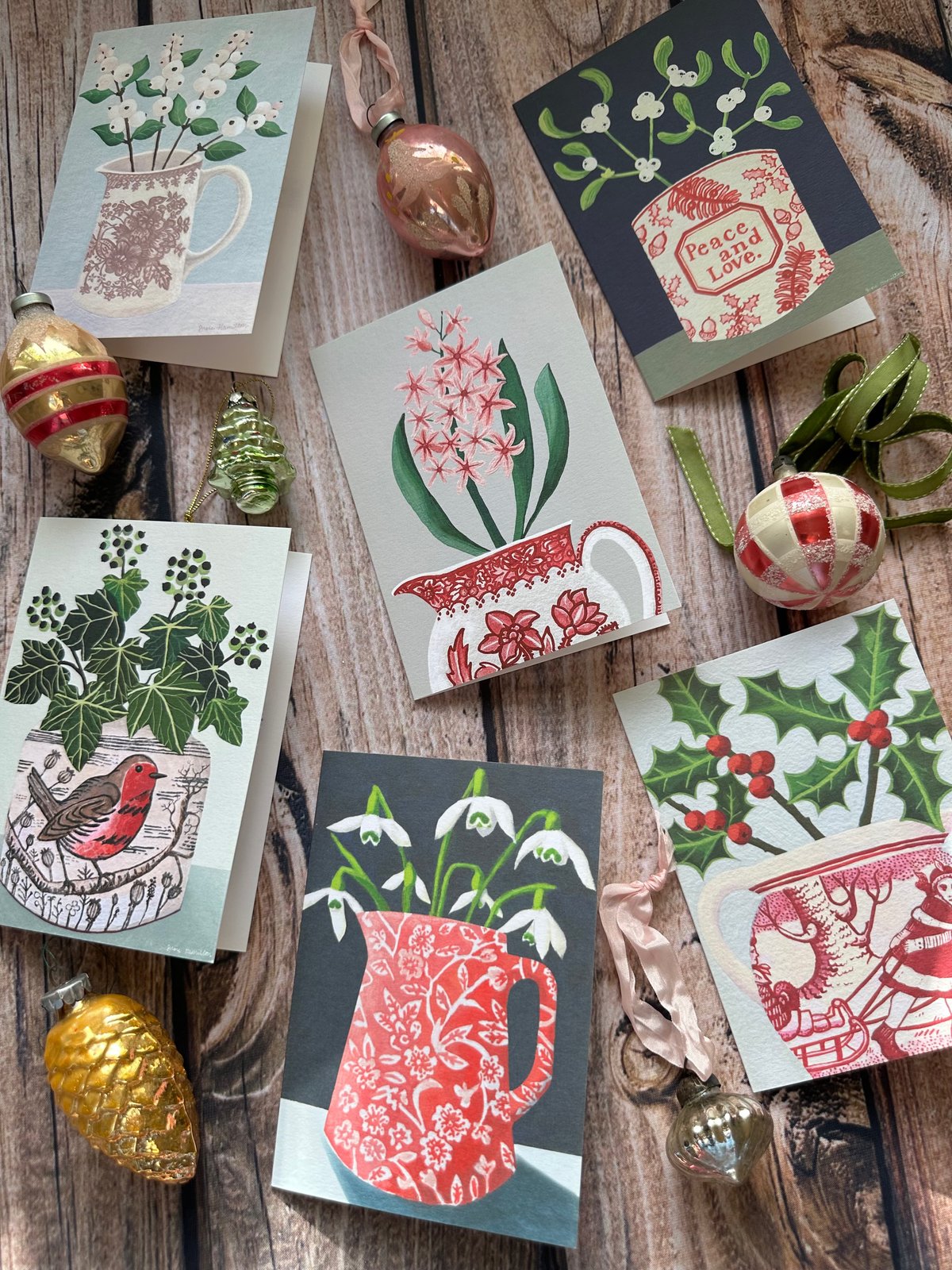 Winter Hedgerows Card Collection 
