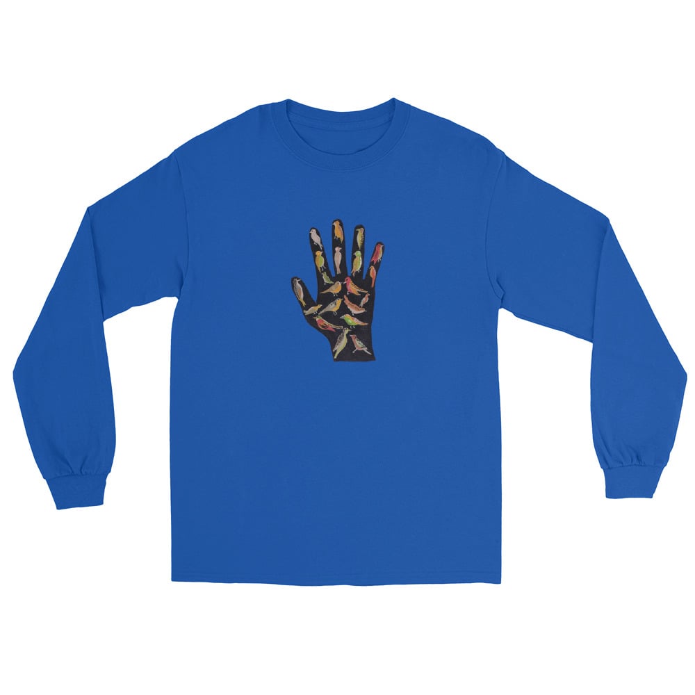 Image of HAND OF BIRDS LONG SLEEVE SHIRT
