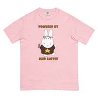 Image 3 of “Powered by iced coffee” T-shirt 