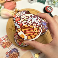 Image 3 of Hoyomaid Omurice Wooden Keychains