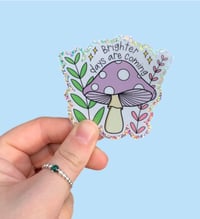 Image 1 of Brighter days glitter vinyl stickers