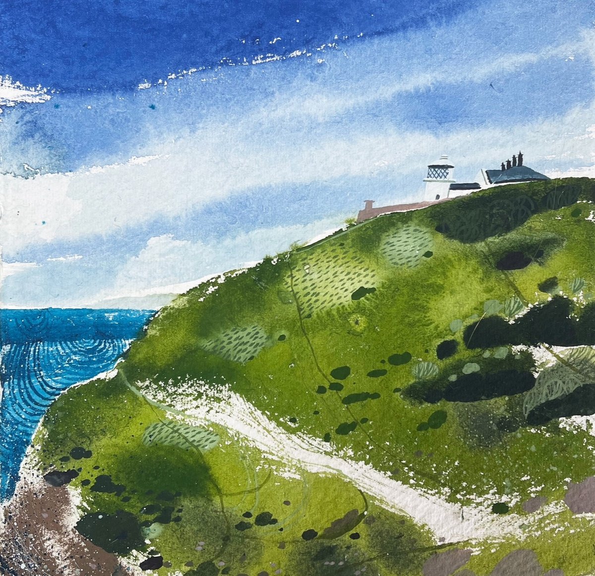 *NEW PRINT* 'Durlston Lighthouse'