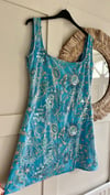 Aqua Universe Dress. Heavily Embellished Spandex Dress