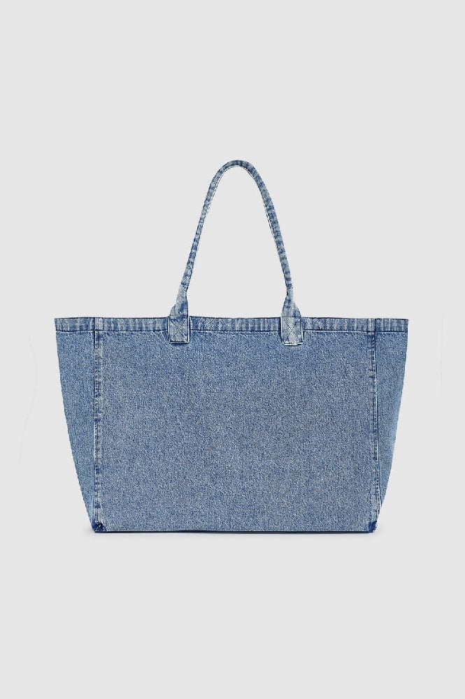 Image of ANINE BING Leo Denim Tote