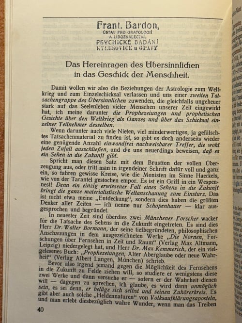Image of Original Book from Library of Franz Bardon - Surya: Das Übersinnliche und der Weltkrieg (1936)