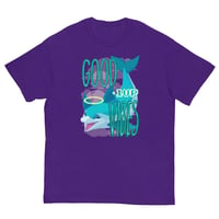 Image 4 of Men's classic tee - Dolphin w/ Good Vibes (Front)