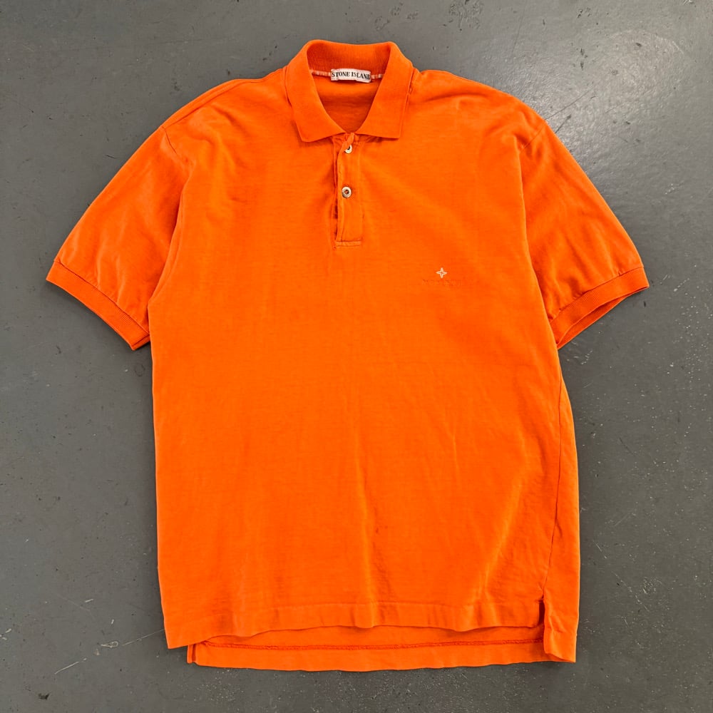 Image of 1980s Stone Island polo shirt, size XL