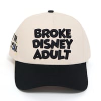 Image 1 of Broke Disney Adult SnapBack (W/B)