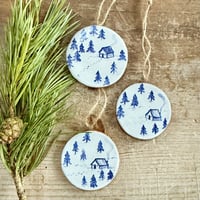 Image 1 of Christmas Cabin Decoration - Simple