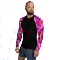 Image 3 of Enigma Pink Surge Men's Rash Guard 