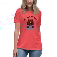 Image 2 of Women's Relaxed T-Shirt, Bearly Afloat T-Shirt | Funny Bear Pun Outdoor Graphic Tee