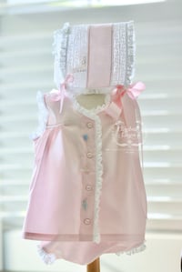 Image 4 of Elle Birthday Heirloom Diaper Set