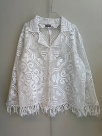 Image 1 of Unisex crochet blazer (m/l)