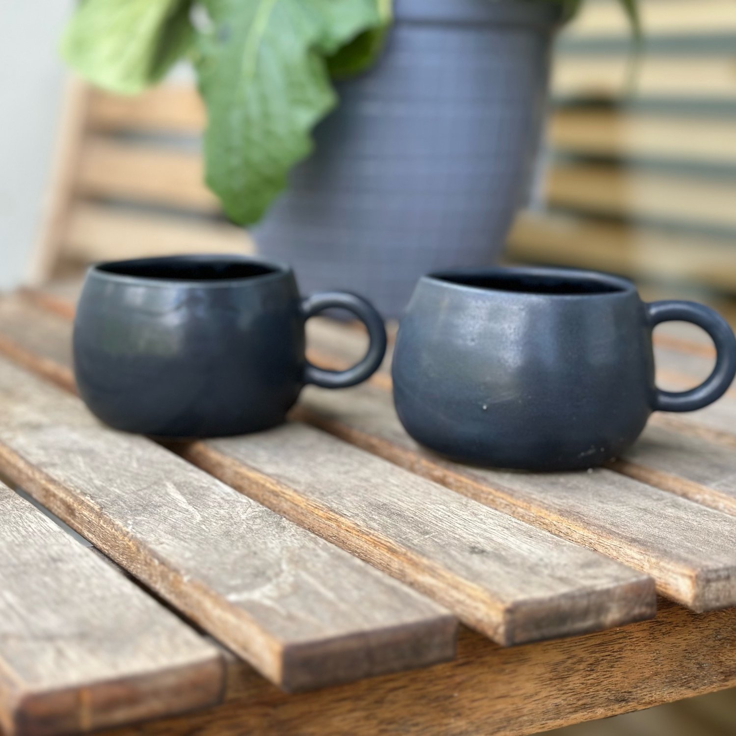 Image of Black Silk Americano/Espresso Mug