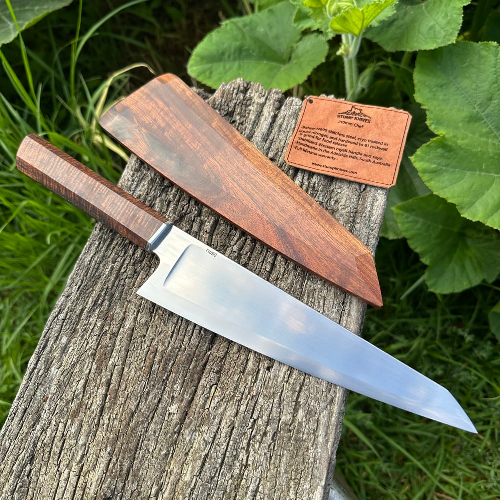 Image of 210mm Chef S-Grind N690 Myall