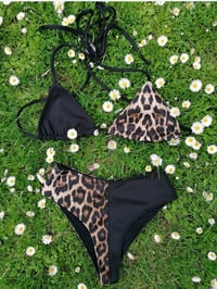 Image 1 of Split Triangel Bikini Top/ ALL COLORS