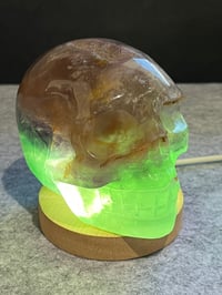 Image 6 of Rainbow Fluorite Crystal Skull #2412