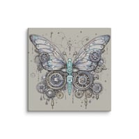 Image 1 of Steampunk Butterfly Canvas