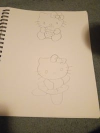 Mystery hello kitty drawing 