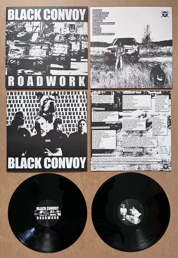 BLACK CONVOY - Roadwork LP BLACK WAX (330 made)