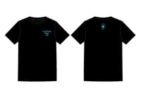 LocalHoops Moms Club Tee - Black/Turquoise