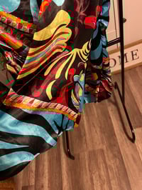 Image 4 of printed one shoulder top