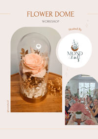 Image 1 of Private Group |Hens Night | Birthday Party | Preserved Flower Dome Workshop