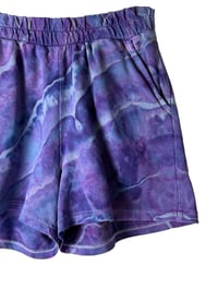 Image 11 of *IRREGULAR* S 100% Cotton French Terry Sweatsuit Set in Purple Haze Geode Ice Dye