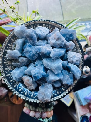 Image of Blue Cacite Raw Chunk