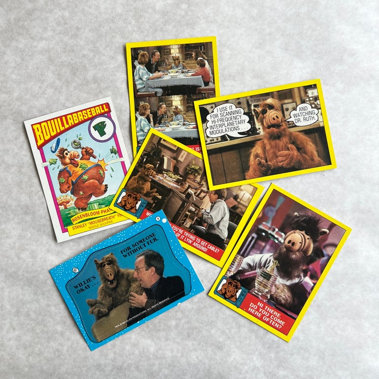 ALF (ALIEN LIFE FORM) TRADING CARD PACKS - 1987 - SERIES 1 & 2 SET Image 4