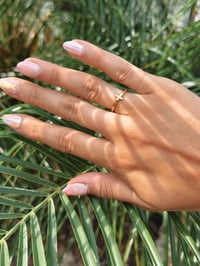 Image 1 of Cross Ring | Waterproof 18k Gold Plating