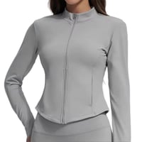 Image 5 of Casual Zipper Fitness Jacket
