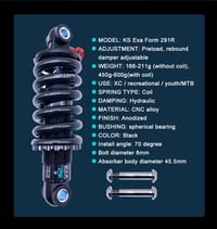 Image 3 of Fiido Q1S Performance Rear Shock