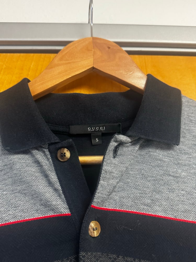 Image of Gucci Tom Ford Kingsnake Colorblock Polo