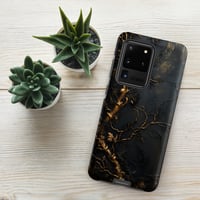 Image 15 of Gold and Black Tattered Texture Gnarled Roots Goth Inspired Tough case for Samsung®