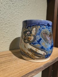 Image 1 of Kitty Love Folkart Cup