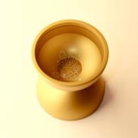 Image 2 of metal capsule (gold brick)