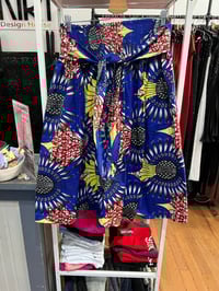 Image 1 of African print fabric skirt 