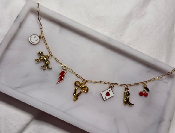 Image of Leo charm necklace