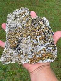 Image 7 of Pyrite, Chalcopyrite, & Sphalerite on Matrix Specimen #384