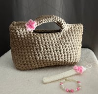 Tropical flower bag 