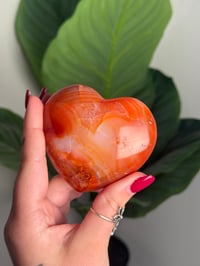 Image 2 of MOSSY CARNELIAN HEART -MADAGASCAR- C