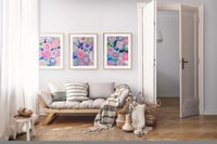 Happy Florals (set of three) 