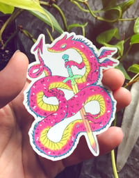 Image 3 of Wyrm Holographic Sticker