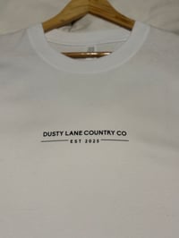 Image 2 of White  Heavy Weight Oversized Dusty Lane Tee 