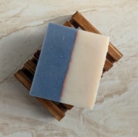 Image 1 of Dark Wood Soap Dish