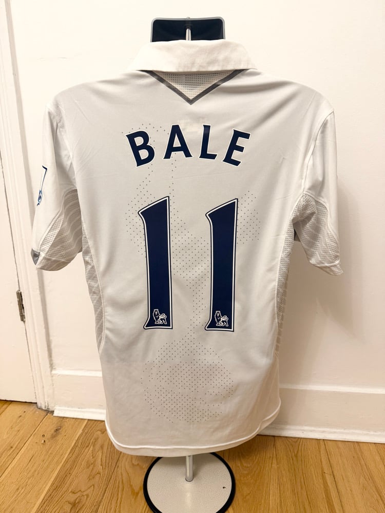 Image of Tottenham Hotspur “BALE 11” 2012/13 Home Shirt +PL patches (M)