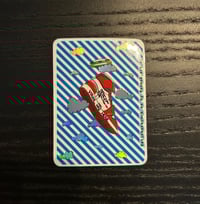 Image 1 of Sneaker Sticker "Virgil Was Here" Jordan 1 Chicago X Off-White